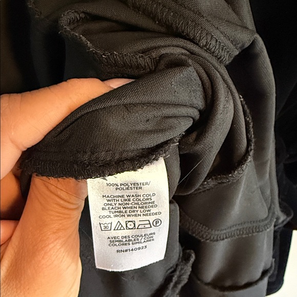 NWT LOFT Black Long Sleeve Dress - Picture 9 of 11